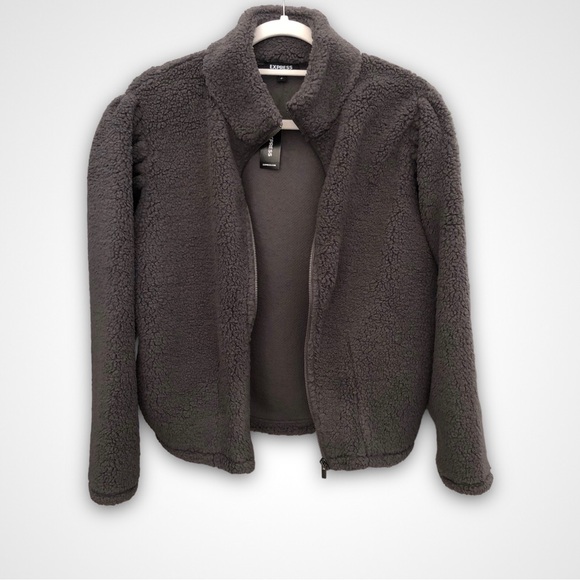 NWT Express Sherpa Jacket - Picture 2 of 6